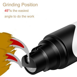 Electric Rechargeable Pet Nail Grinder with USB Charger [UPGRADED VERSION]