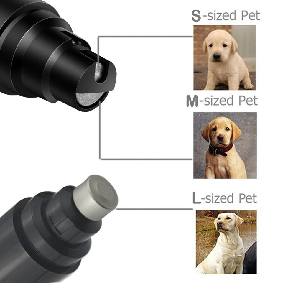 Electric Rechargeable Pet Nail Grinder with USB Charger [UPGRADED VERSION]