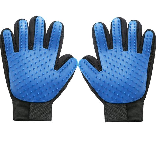 Gentle Deshedding Glove [Restocked] - Blue / Right Hand