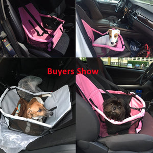 Seat Cover With Safety Belt For Pets