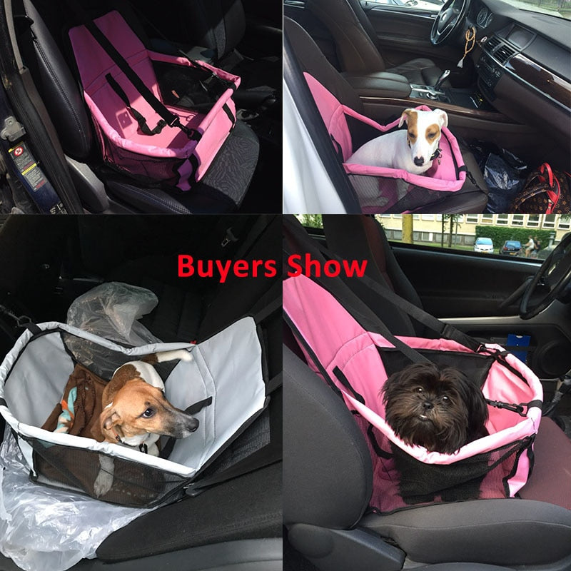 Seat Cover With Safety Belt For Pets